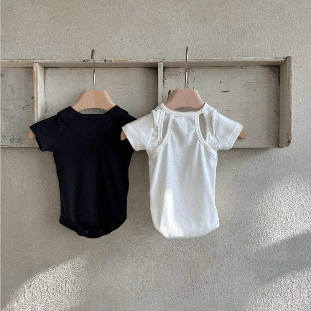 【BABY】韓国風 柔らかいコットンロンパース