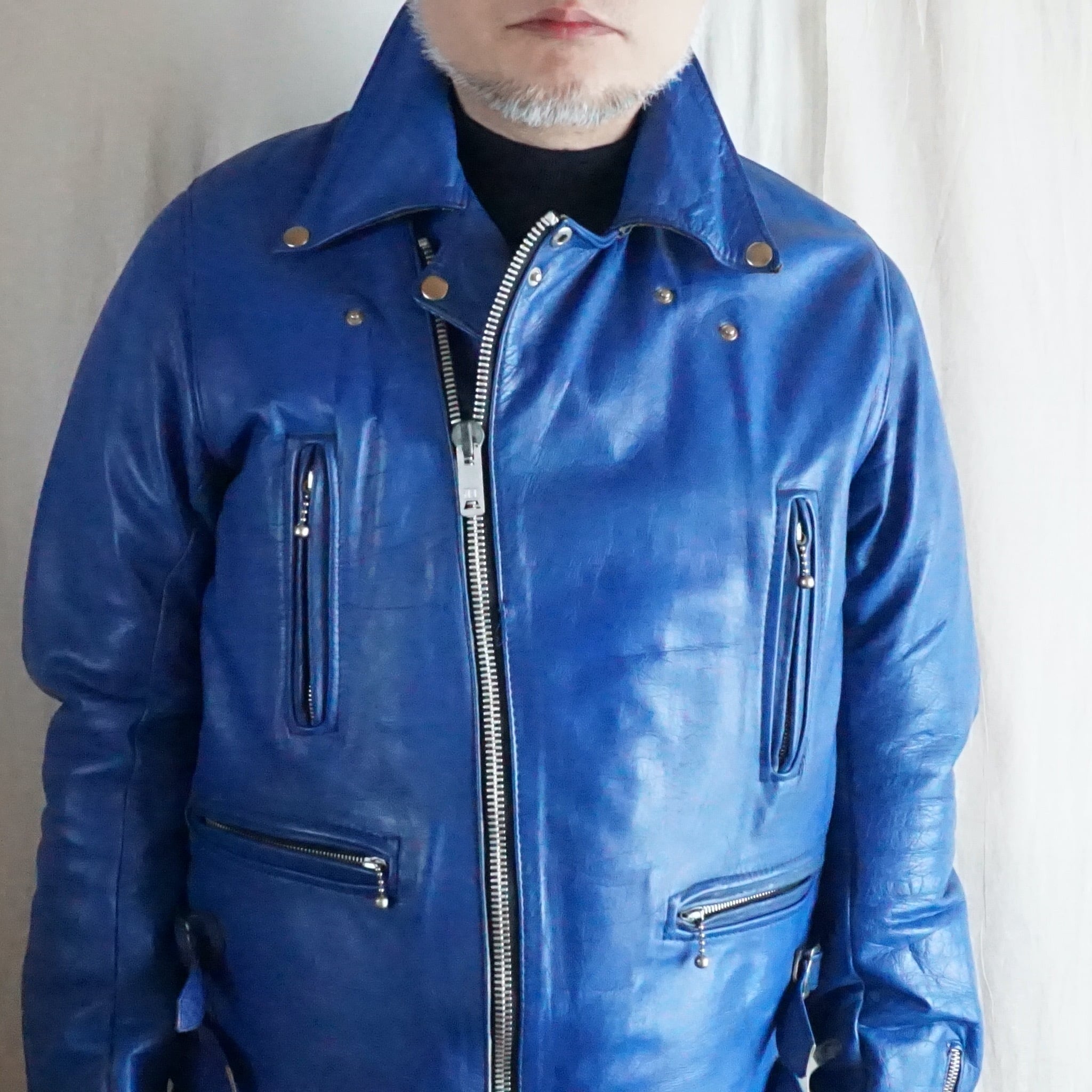 イギリス レザー ライダース 80's UK [C2586] | 古着屋ベルエキップ