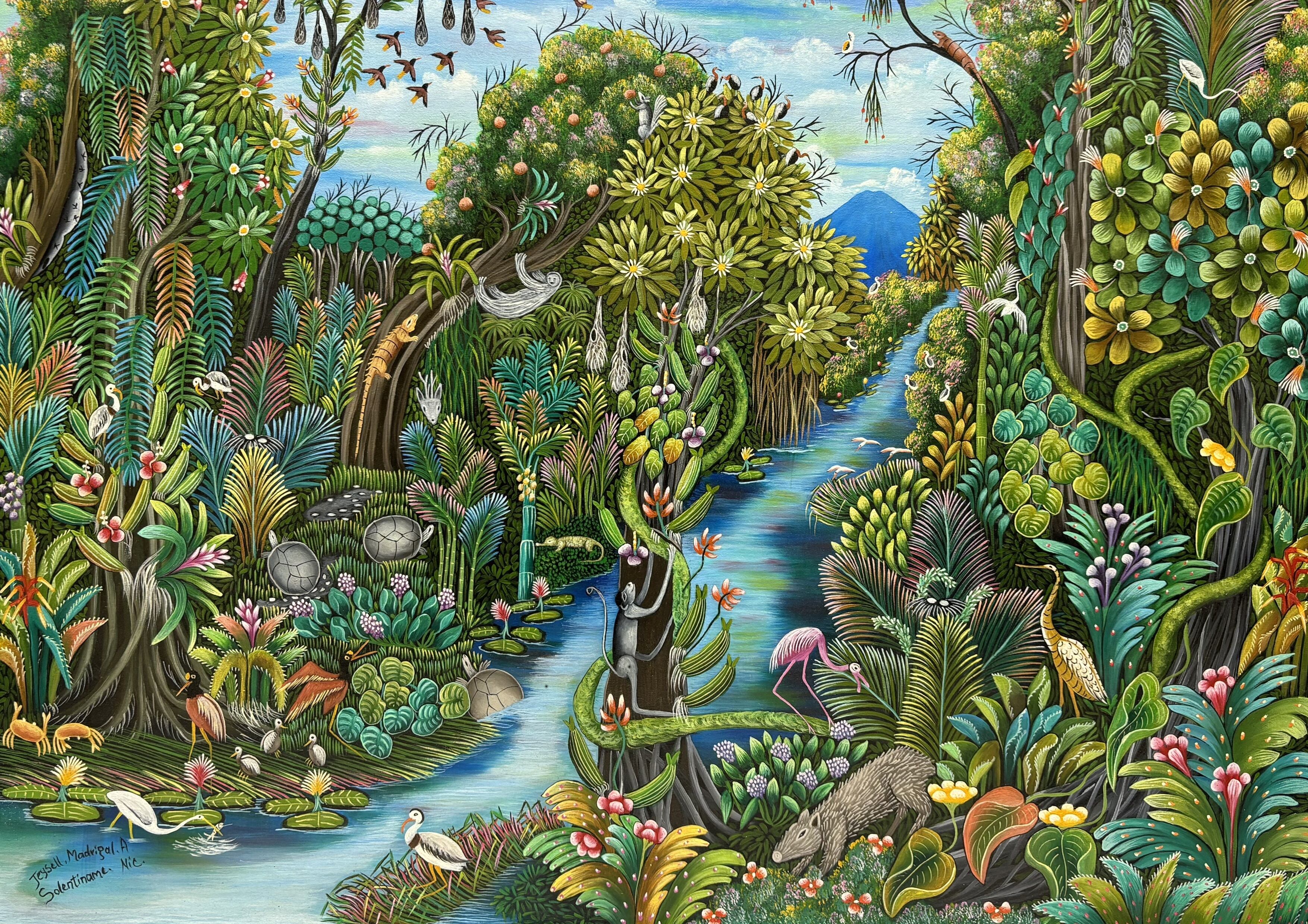 ニカラグア ソレンチナメ絵画 ② ニカラグア ソレンチナメ絵画 ② - メルカリ