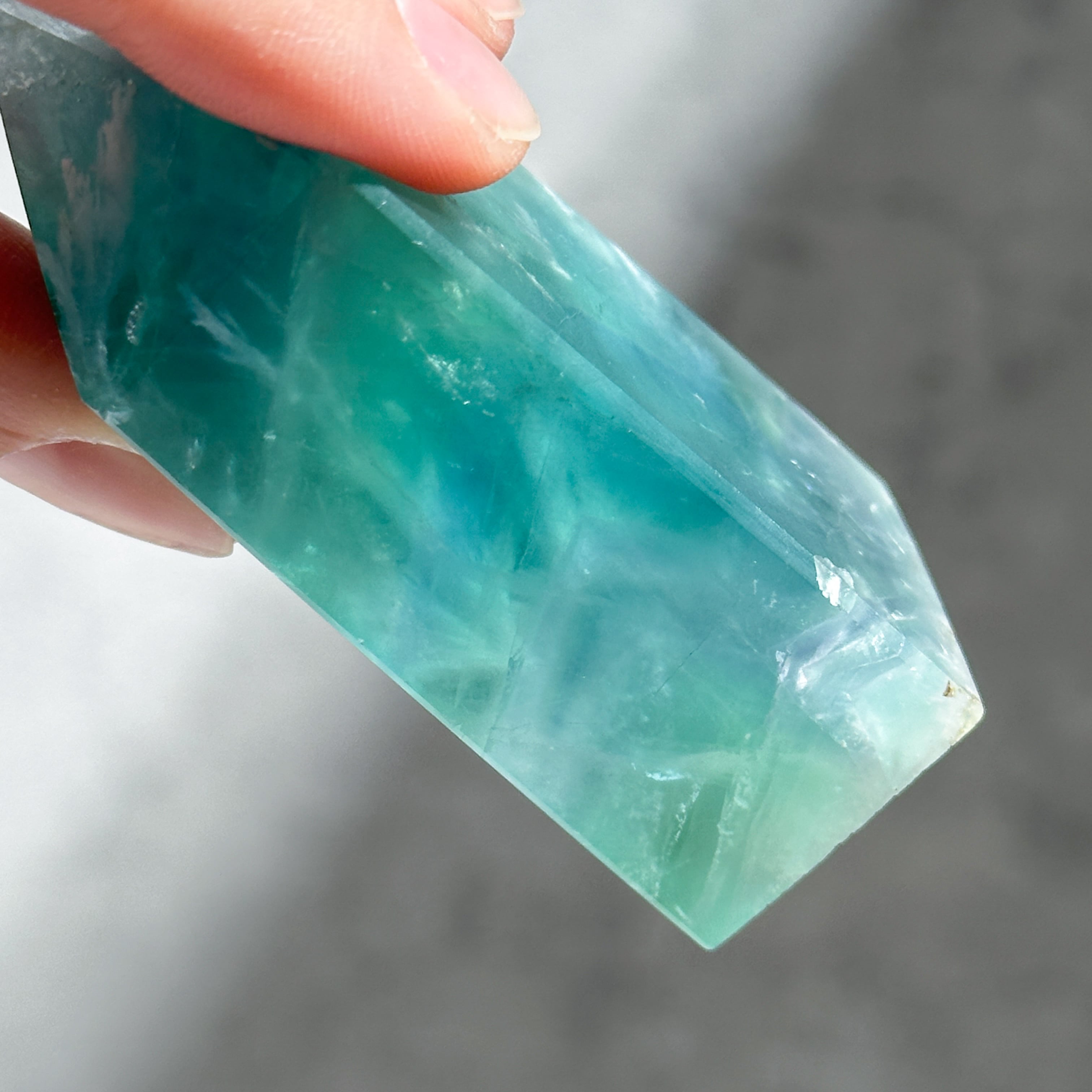 エンジェルフェザーフローライトタワー型22◇ Angel Feather Fluorite