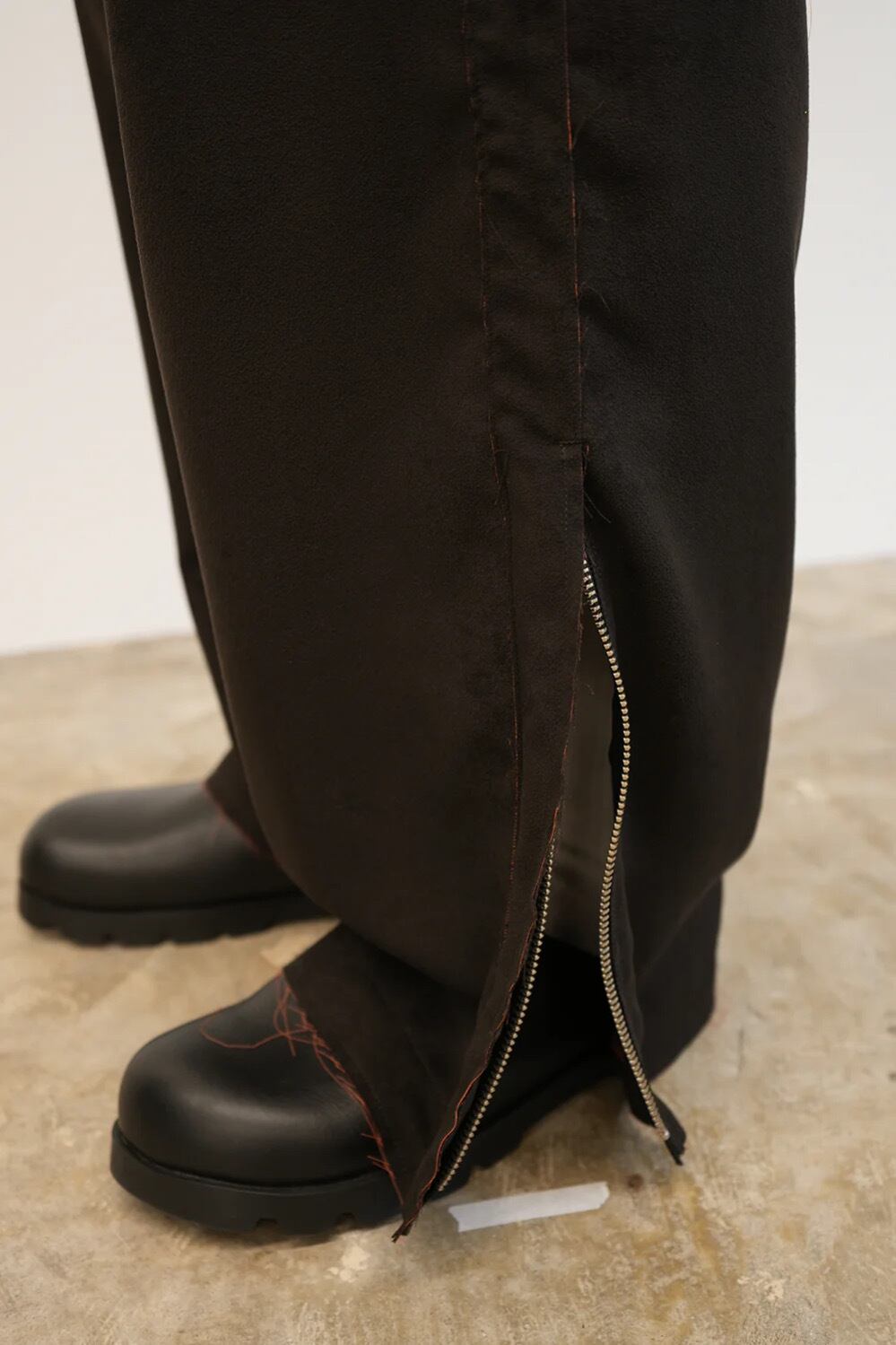 c*s様 ANCELLM アンセルム　VEGAN LEATHER SIDE LI LAST1 >> VEGAN LEATHER SIDE LINE PANTS - ANCELLM – C THE C