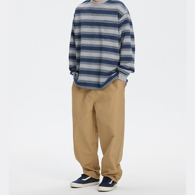 ★RETRO WIDE-LEG CASUAL PANTS　　　A0422