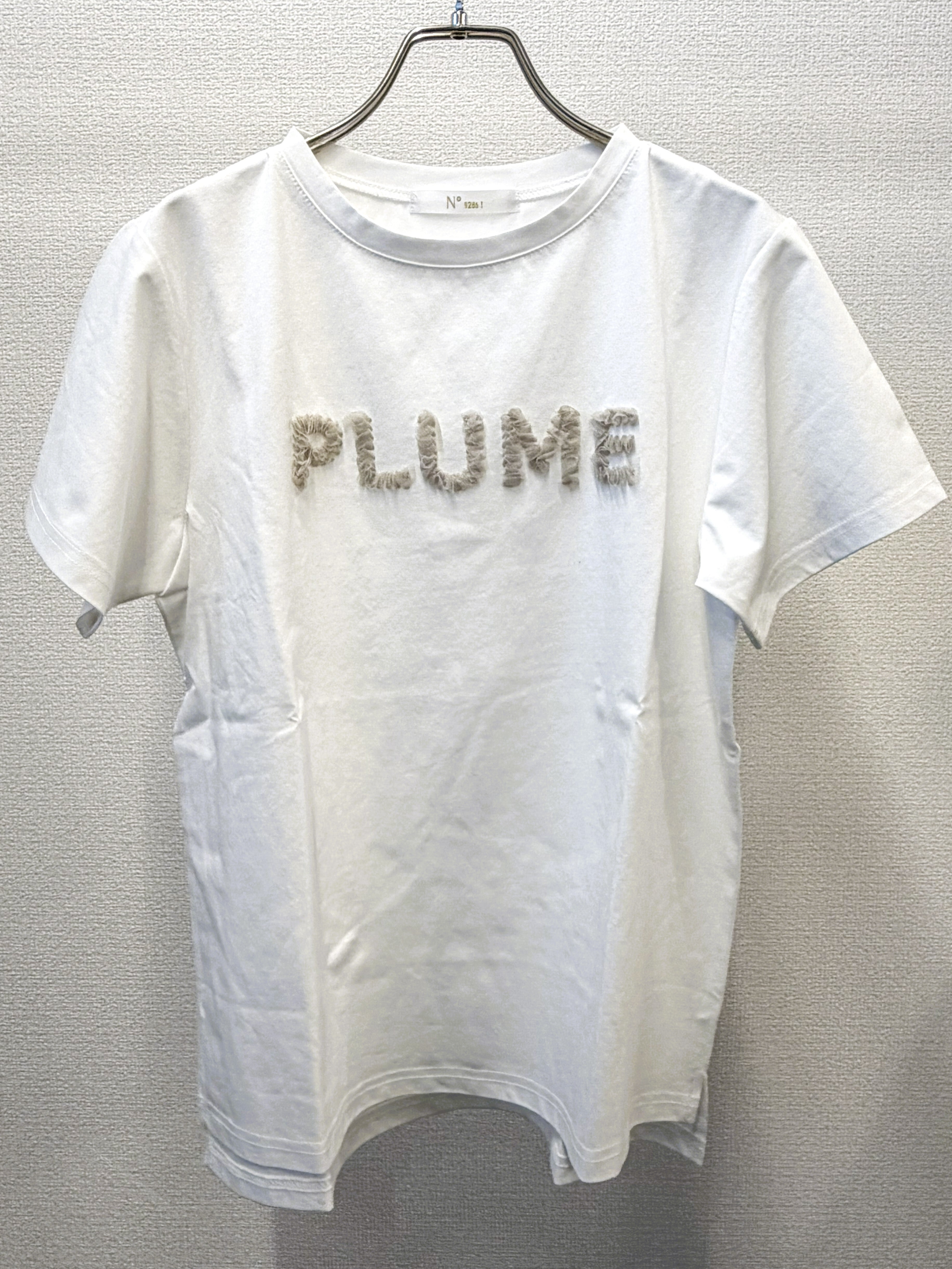 N°9286!】TCハイゲージ天竺チュールロゴTシャツ（9207-63063) | 9286