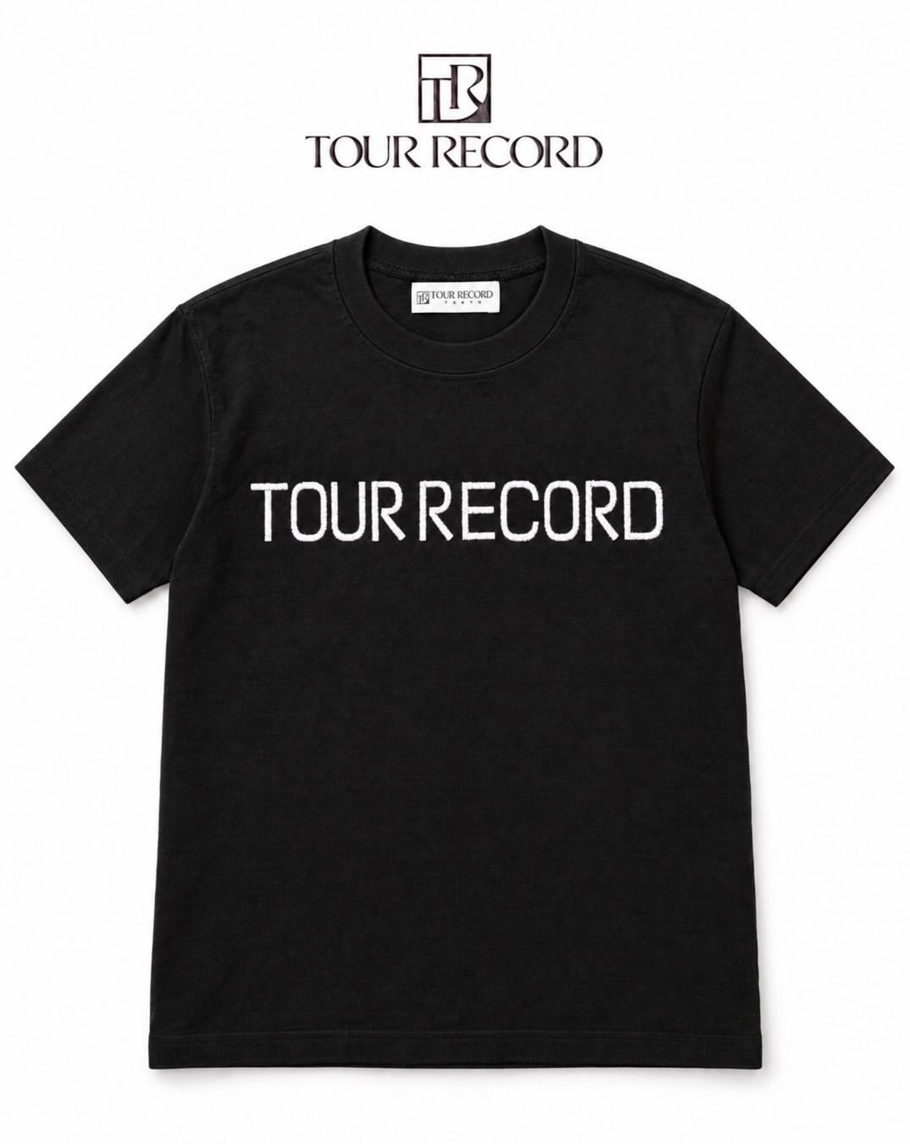TOUR RECORD Tシャツ ロゴプリント Mサイズ
