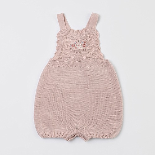 【80 即納】 Fen knit baby overall