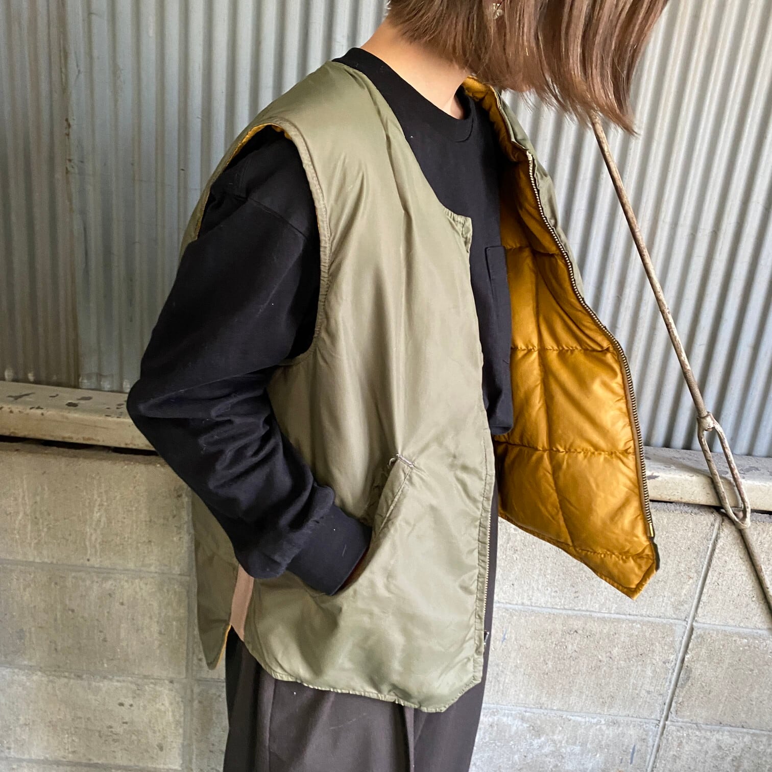 70年代 Eddie Bauer エディーバウアー グースダウンベスト メンズL相当 