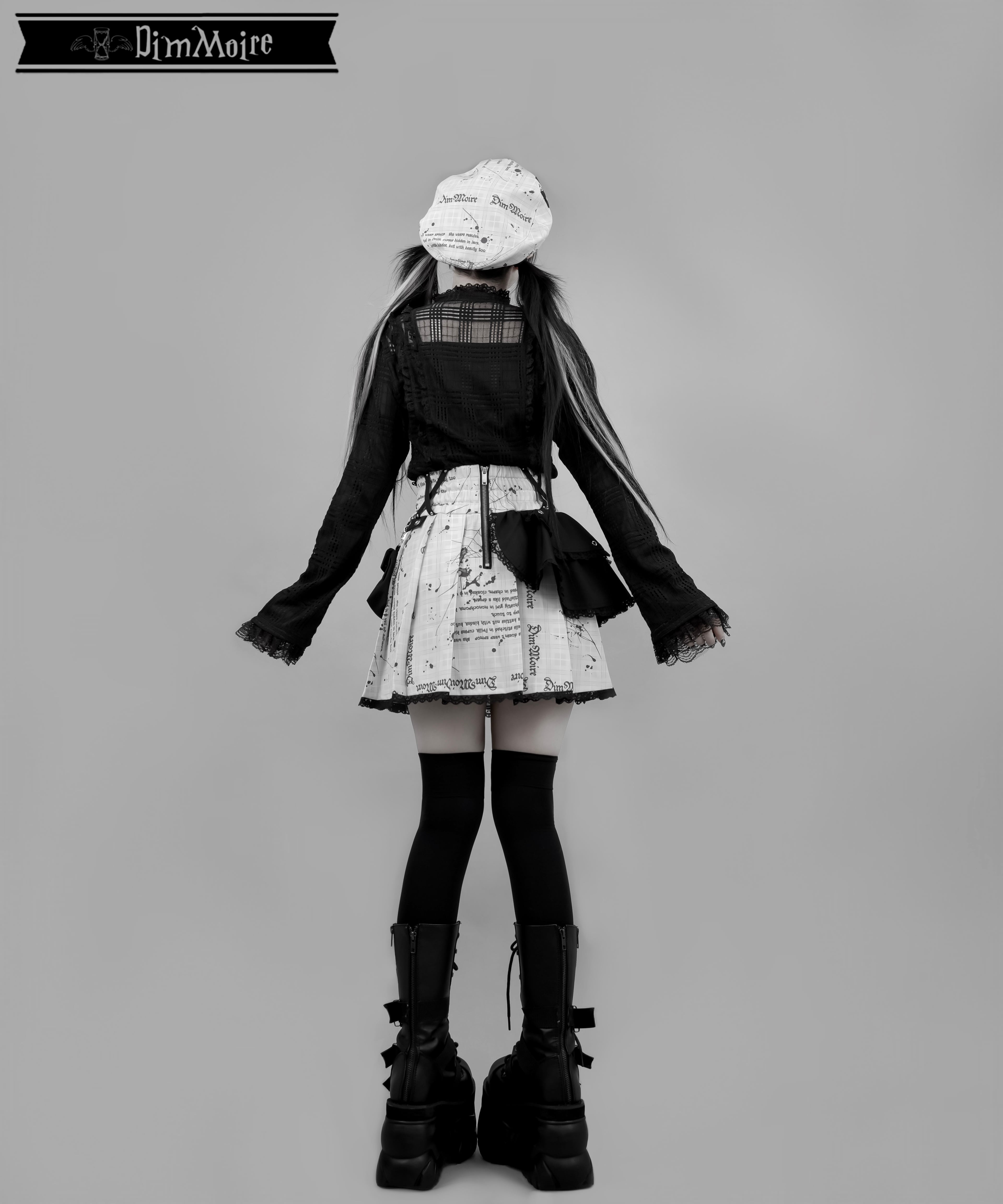荊棘リボンタイブラウス【Black】 | DimMoire