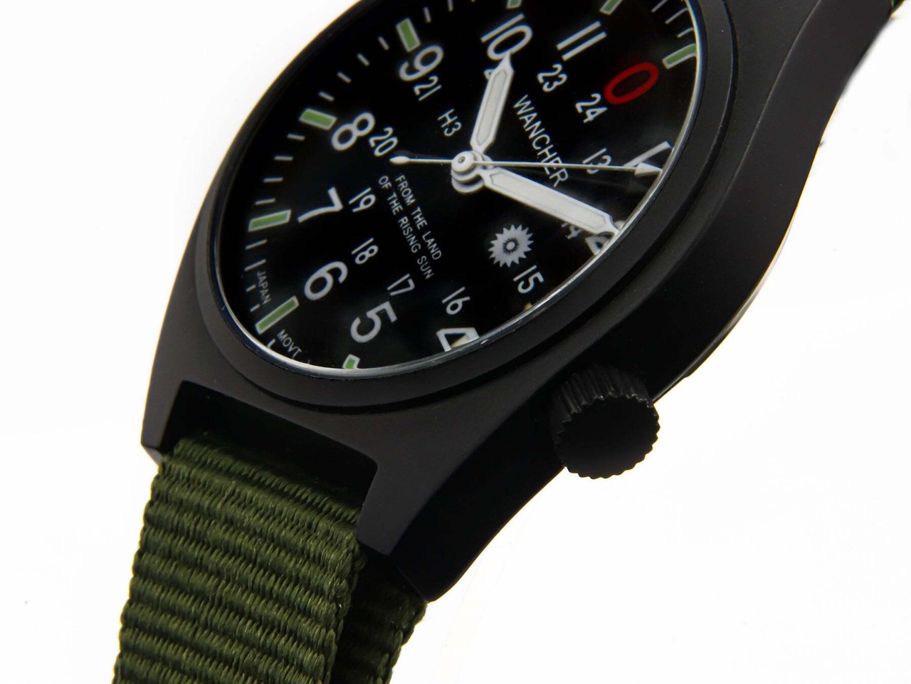 グルカ ブラックダイヤル レッド 0