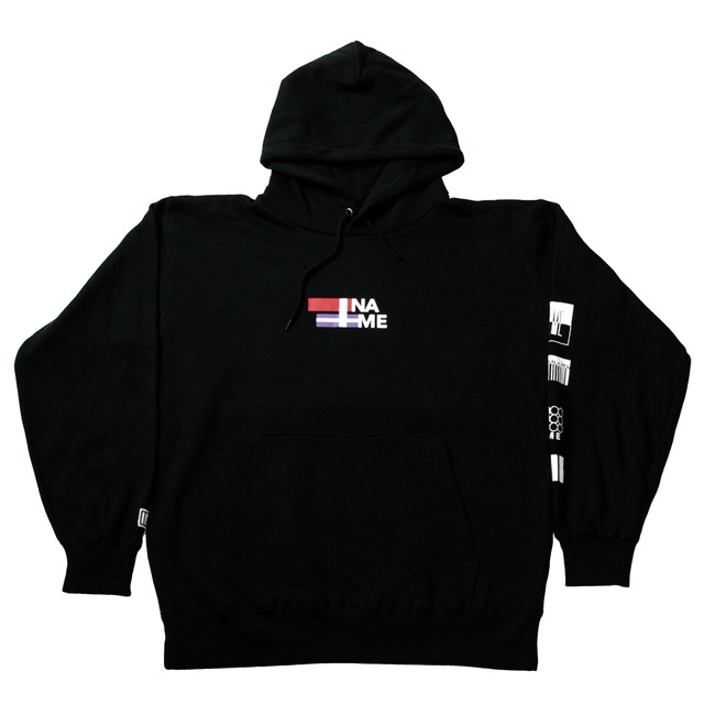 INAME logo artwork hoodie (Black)