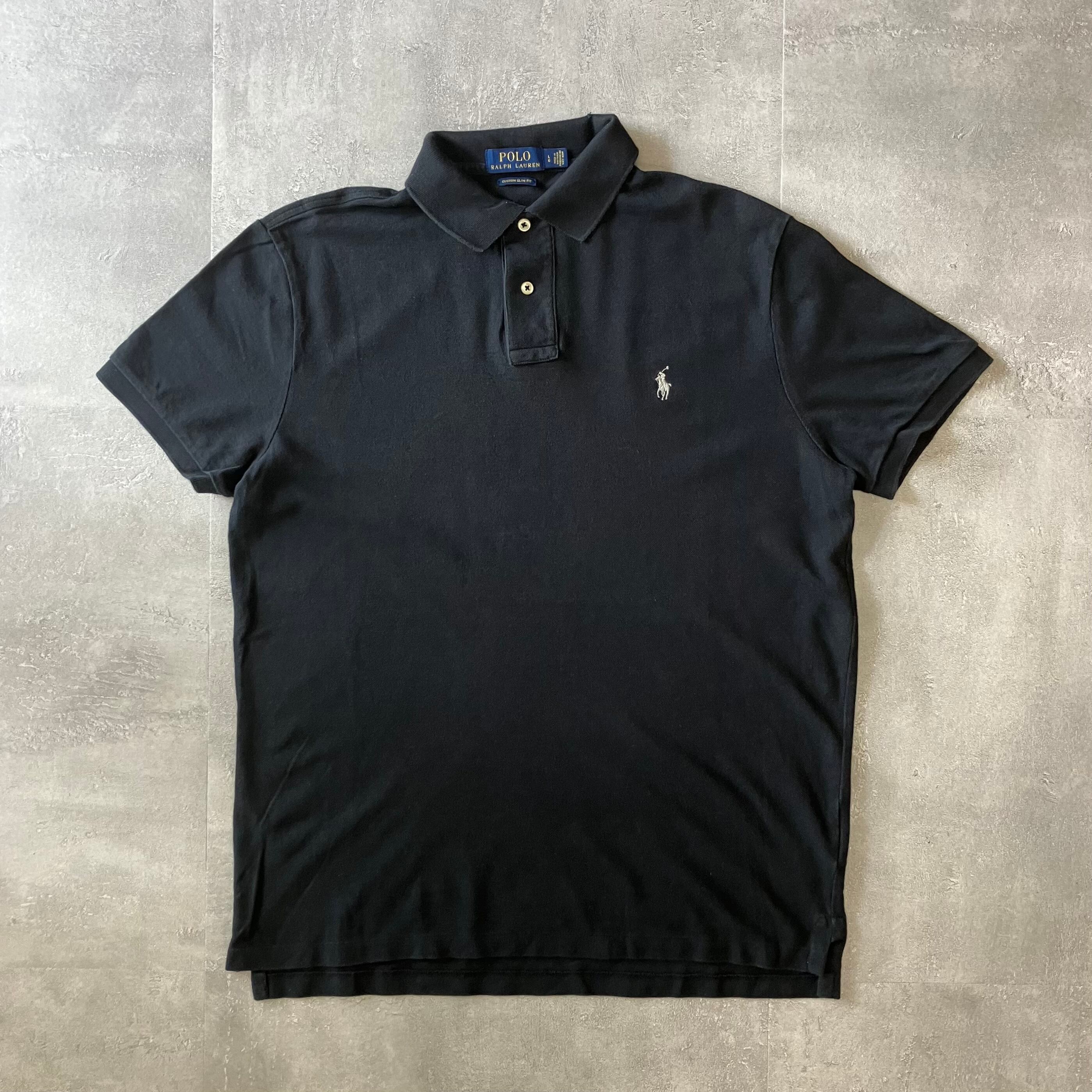 POLO Ralph Lauren ポロラルフローレン 00s ポロシャツ ブラック L No.2647