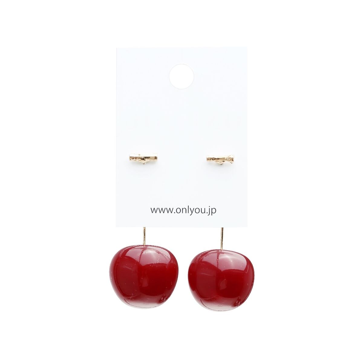 アクセサリー ピアス チェリーモチーフピアス レディース かわいい 大人 ゴールド さくらんぼ シンプル おしゃれ デイリー 韓国 結婚式 パーティー 揺れる セレクトショップオンリーユー