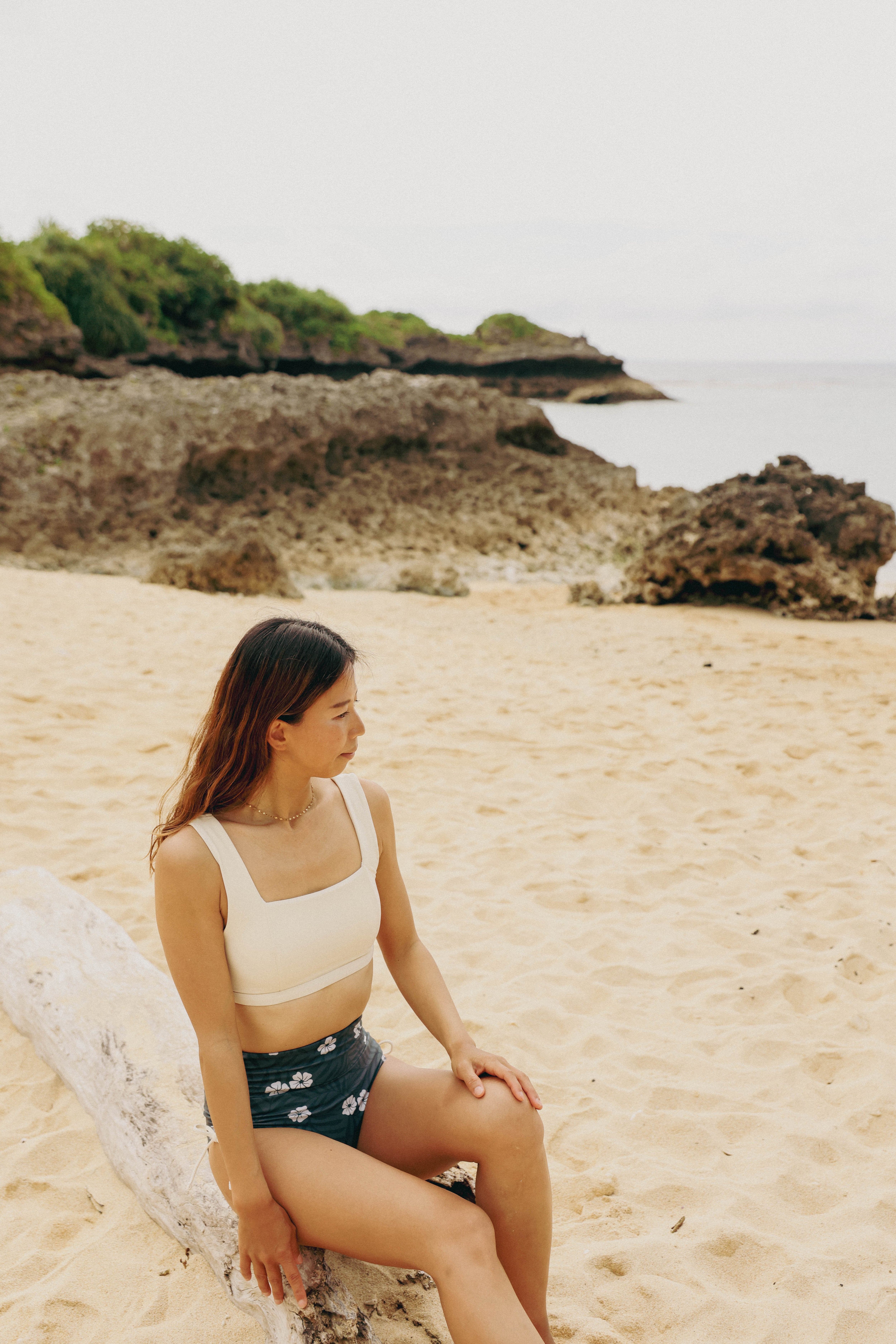 ♻TROPIC HIBISCUS SURF TANK BIKINI | kaipuni