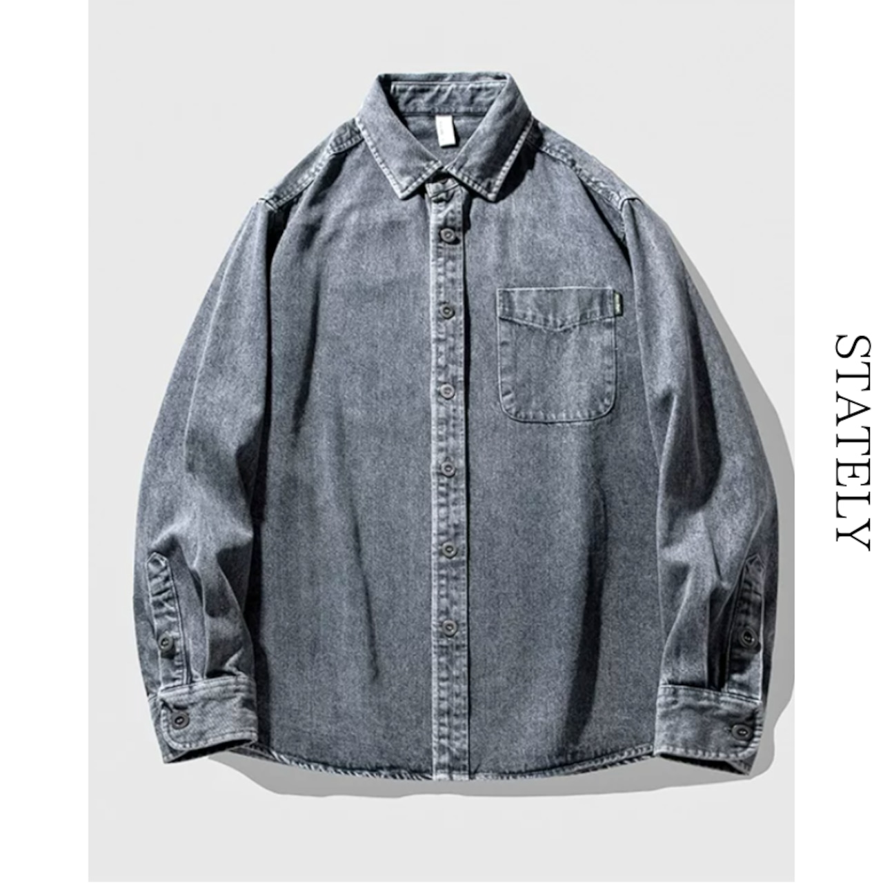 Vintage Denim シャツ ジャケット/3color_O36・画像2
