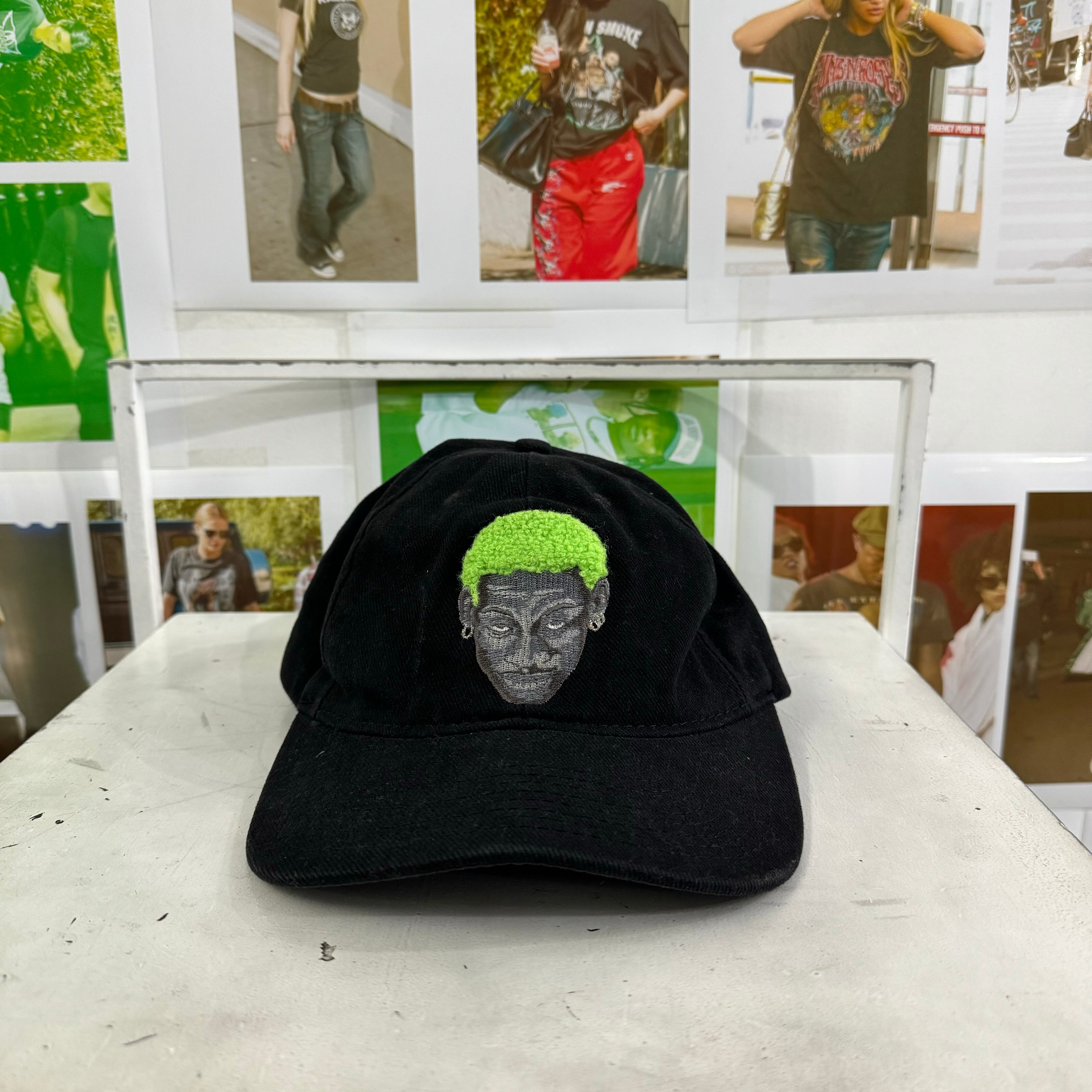NIKE VINTAGE 90s DENNIS RODMAN CAP BLACK / GREEN | UNION3 VINTAGE