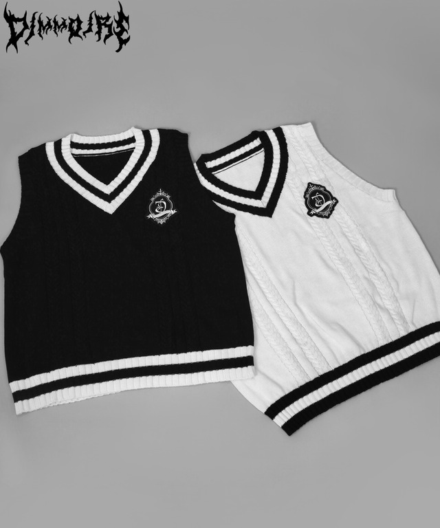 DimMoire学園ニットベスト【Black】