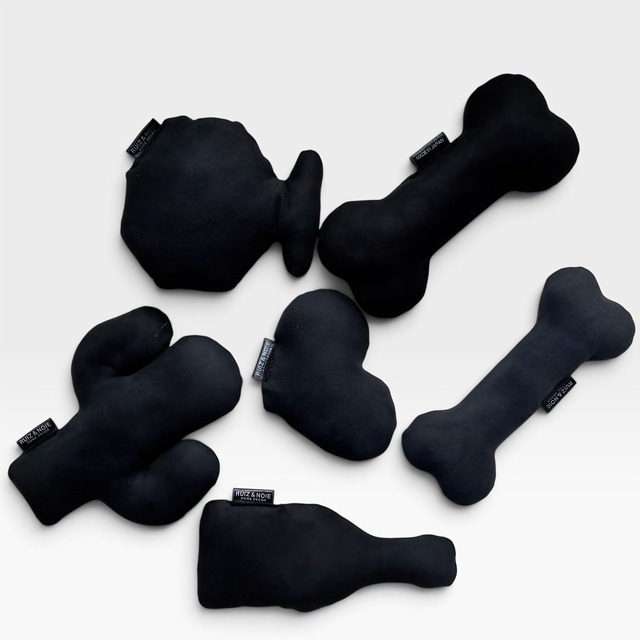 Monotone & Nuance Pet Toy ［black］モノトーン＆ニュアンス ペットトイ［ブラック６種］