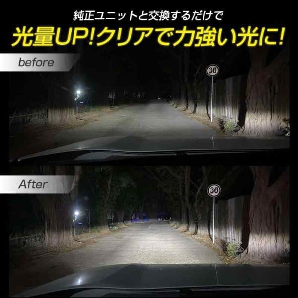 LED プロジェクターフォグランプユニット L1B トヨタ車 汎用 イエロー 3000K 2灯合計値 16800LM 光軸調整付き Hi&frasl;Lo切替  ガ11