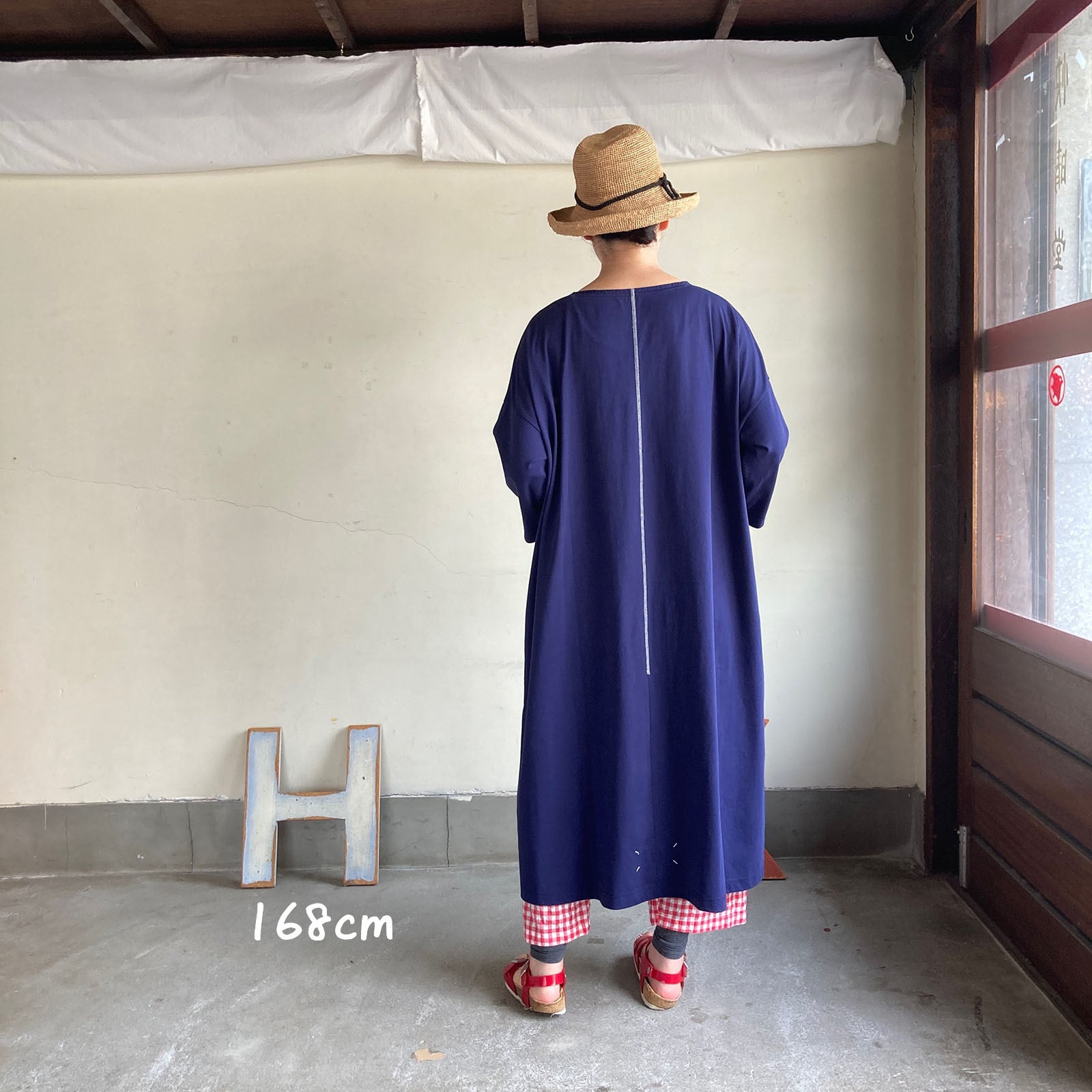 Workポケ八分袖ワンピース Girl'sTシャツ 61C31 サイズ F | 快晴堂