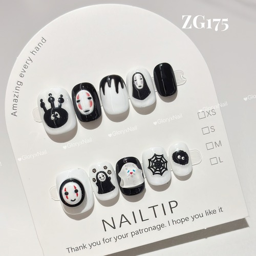 ZG175　ネイルチップ　サイズXS/S/M/L