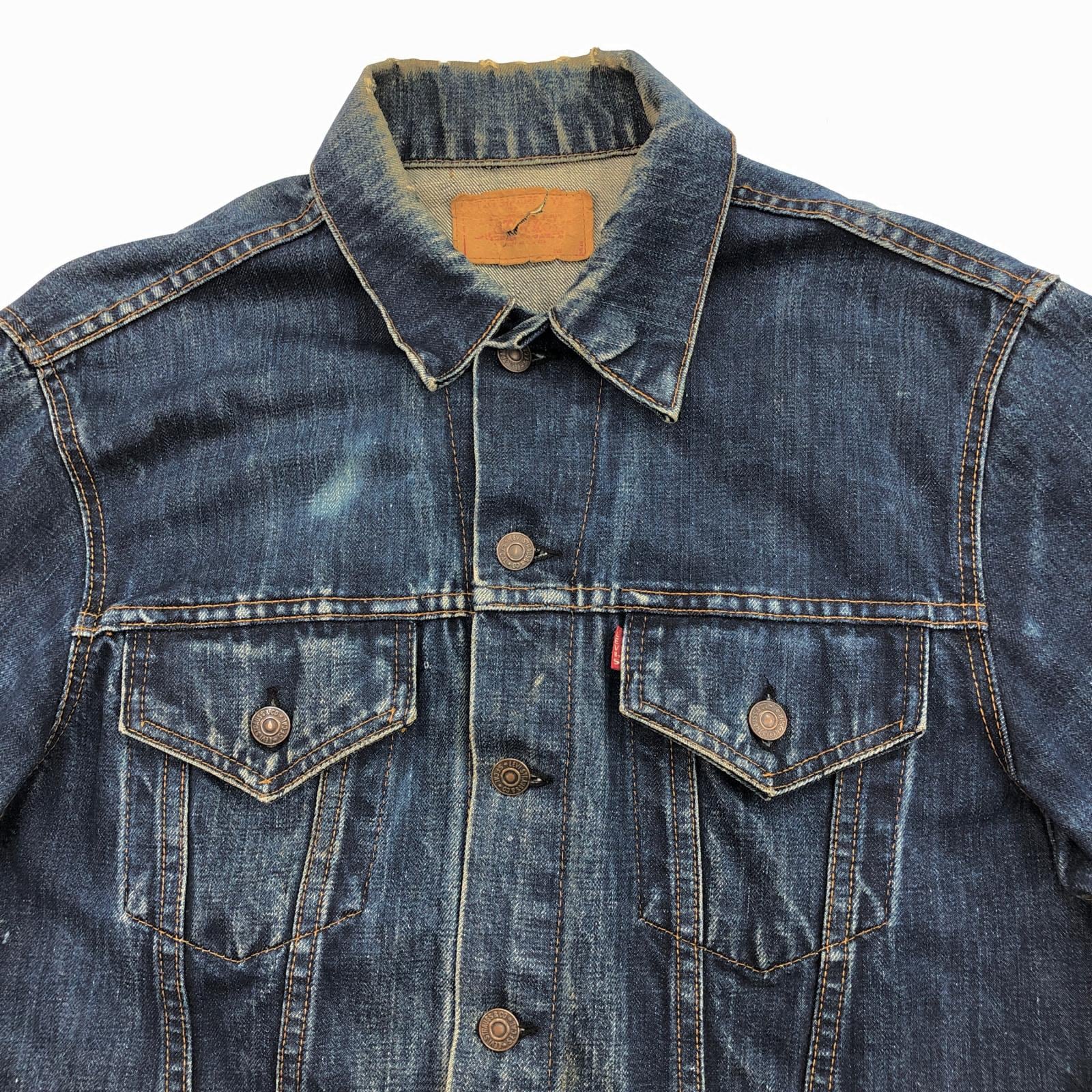 LEVI'S リーバイス 60年代 USA製 70505 4th BIG E 不均等V ボタン裏
