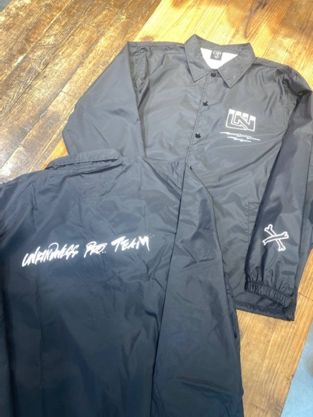 「UNKINDNESS　PRO TEAM」COACH JACKET 【BLACK】　