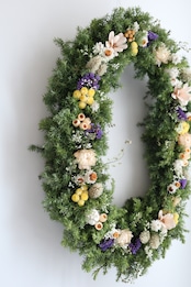 oval wreathe L size