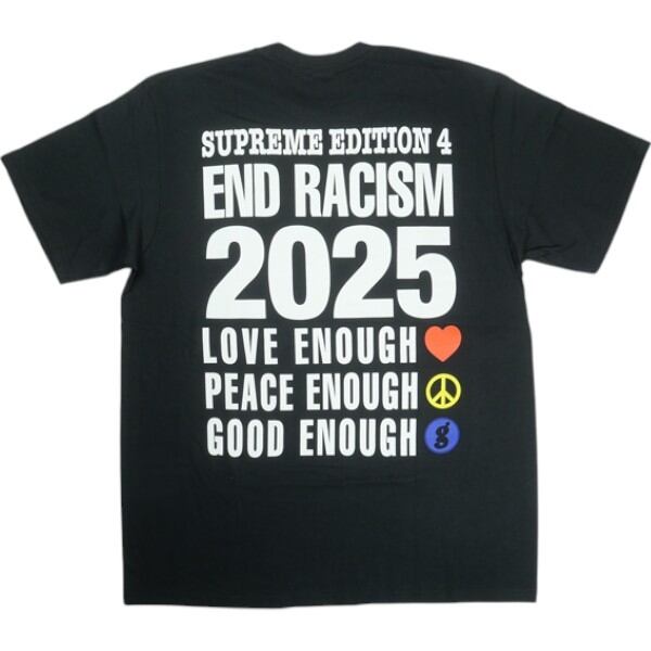 Supreme GOODENOUGH End Racism Tee Mサイズ Supreme GOODENOUGH End Racism Tee White Men's - SS25 - US