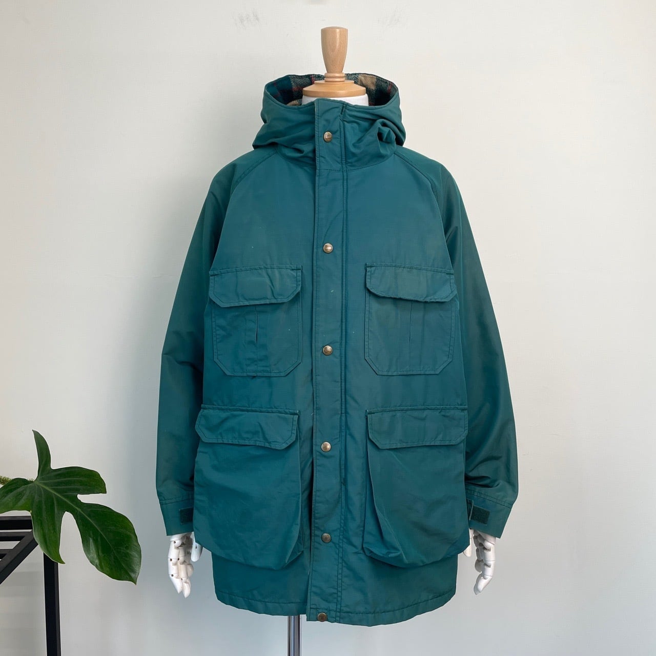 80s USA製 Woolrich マウンテンパーカー 緑 グリーン ヴィンテージ