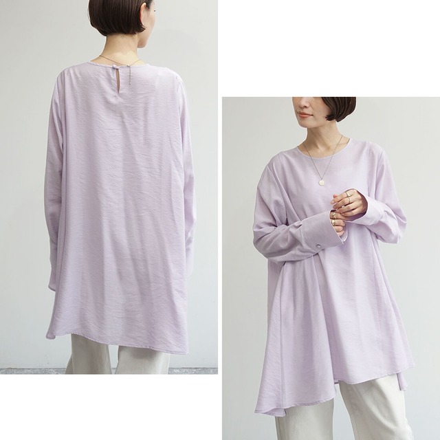 フレアチュニックブラウス