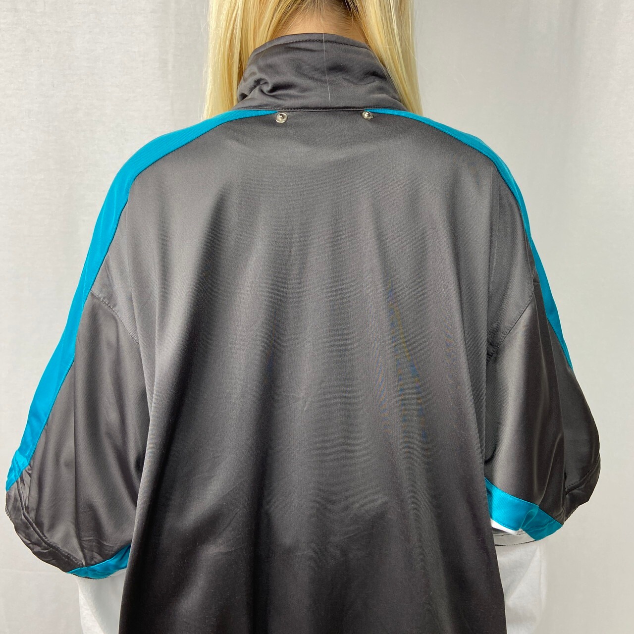 90年代 adidas アディダス 半袖 ジャージ トラックジャケット メンズXL 