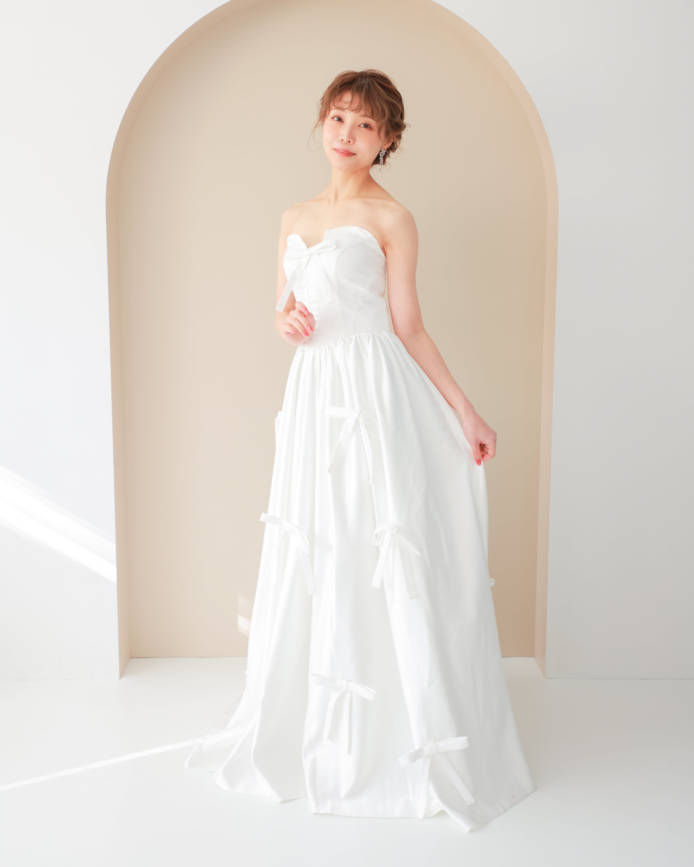 リボンリボンウェディングドレス【WD2501-02】 | ブライダル