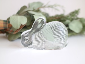 ROYAL KRONA / Lisa Larson / ガラスのオブジェ うさぎ No.5927