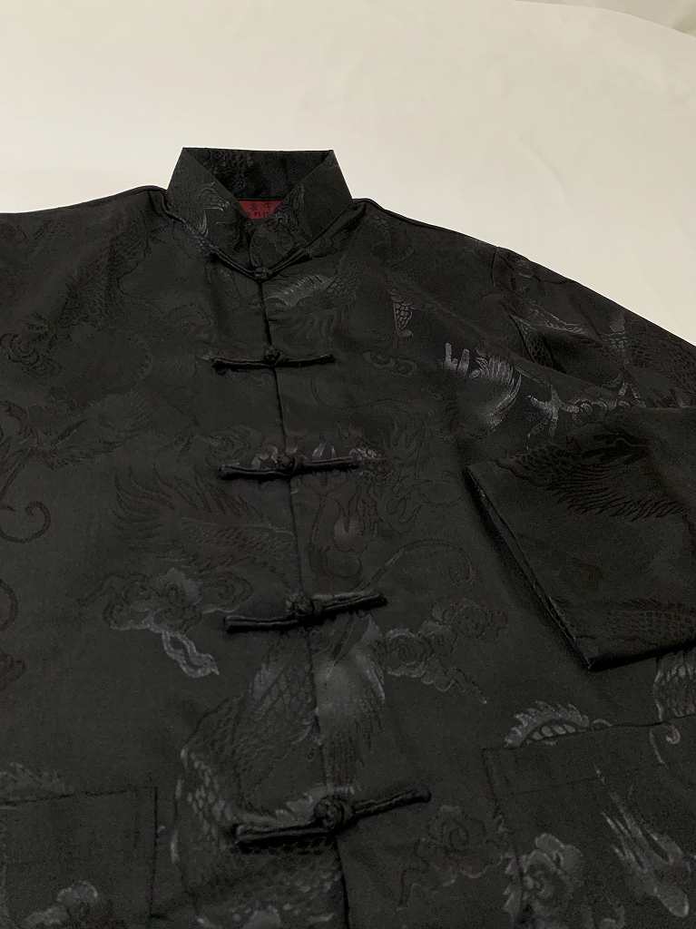 1990's Woven Pattern China Shirt Jacket
