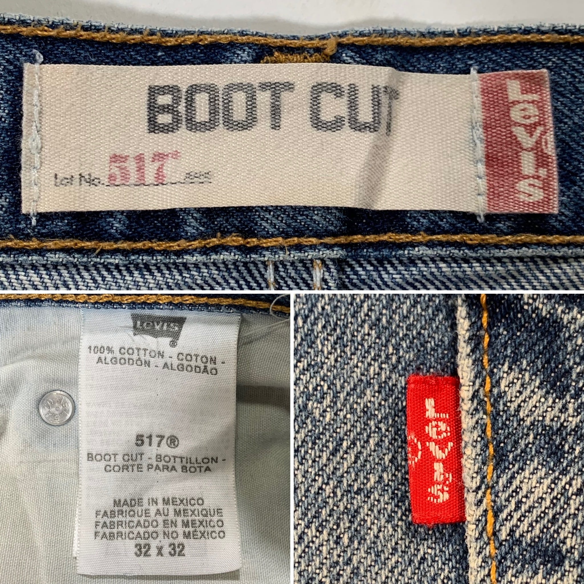 8907 リーバイス517 デニムパンツ ブーツカット ストレート W32 | San