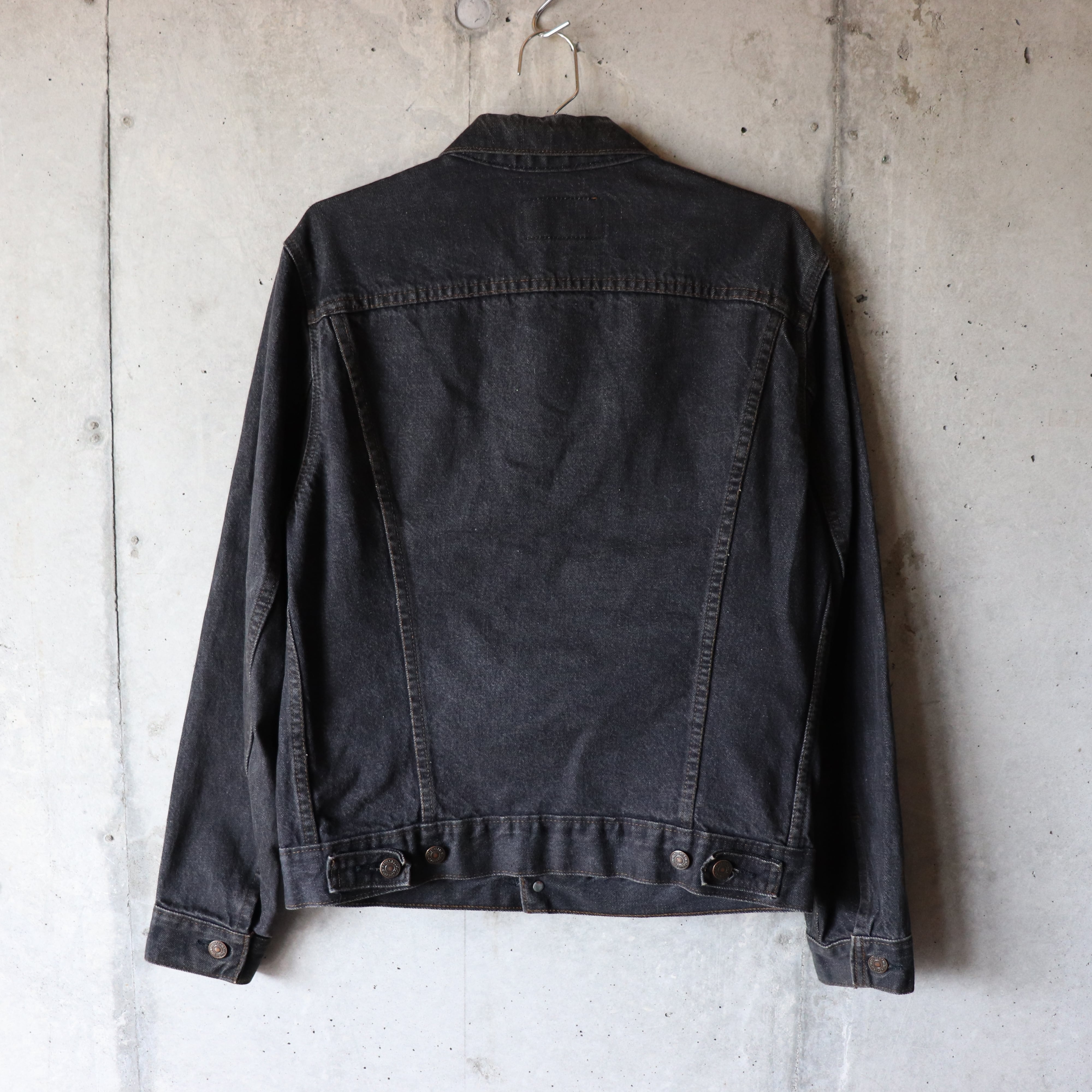 80s 70505 0259 Levi's ブラックデニムジャケット 先染め | LO vintage