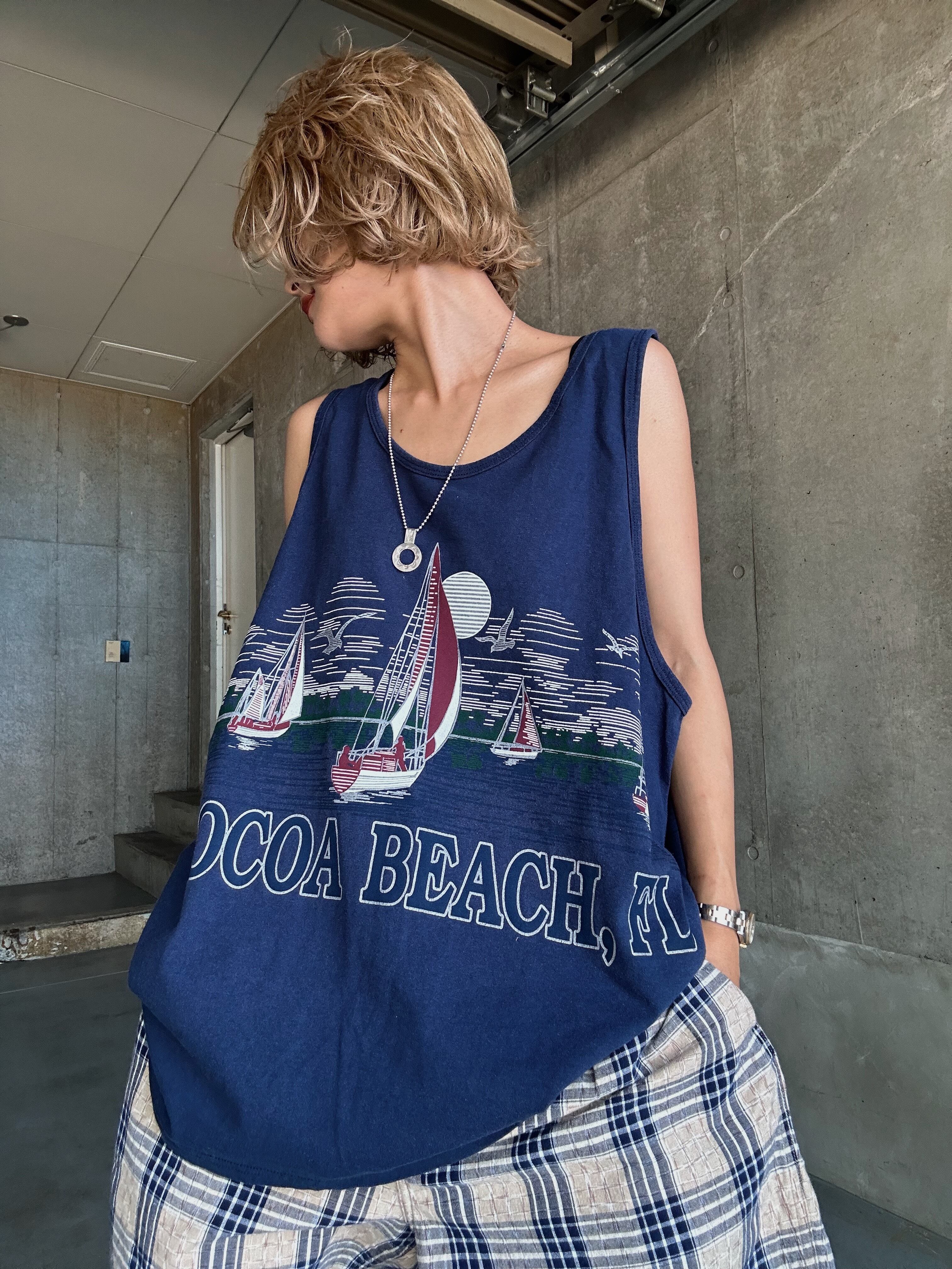 (CS2056)FRUIT OF THE LOOM printed tank top
