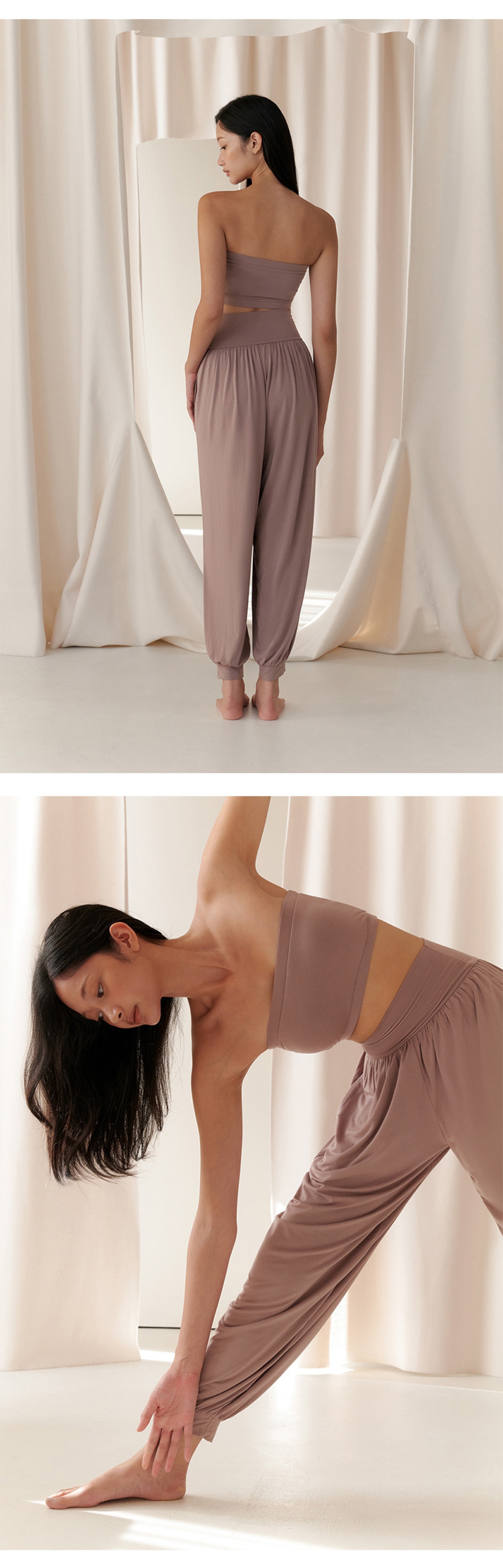 アスレジャーファッション＆ヨガ・セットアップ