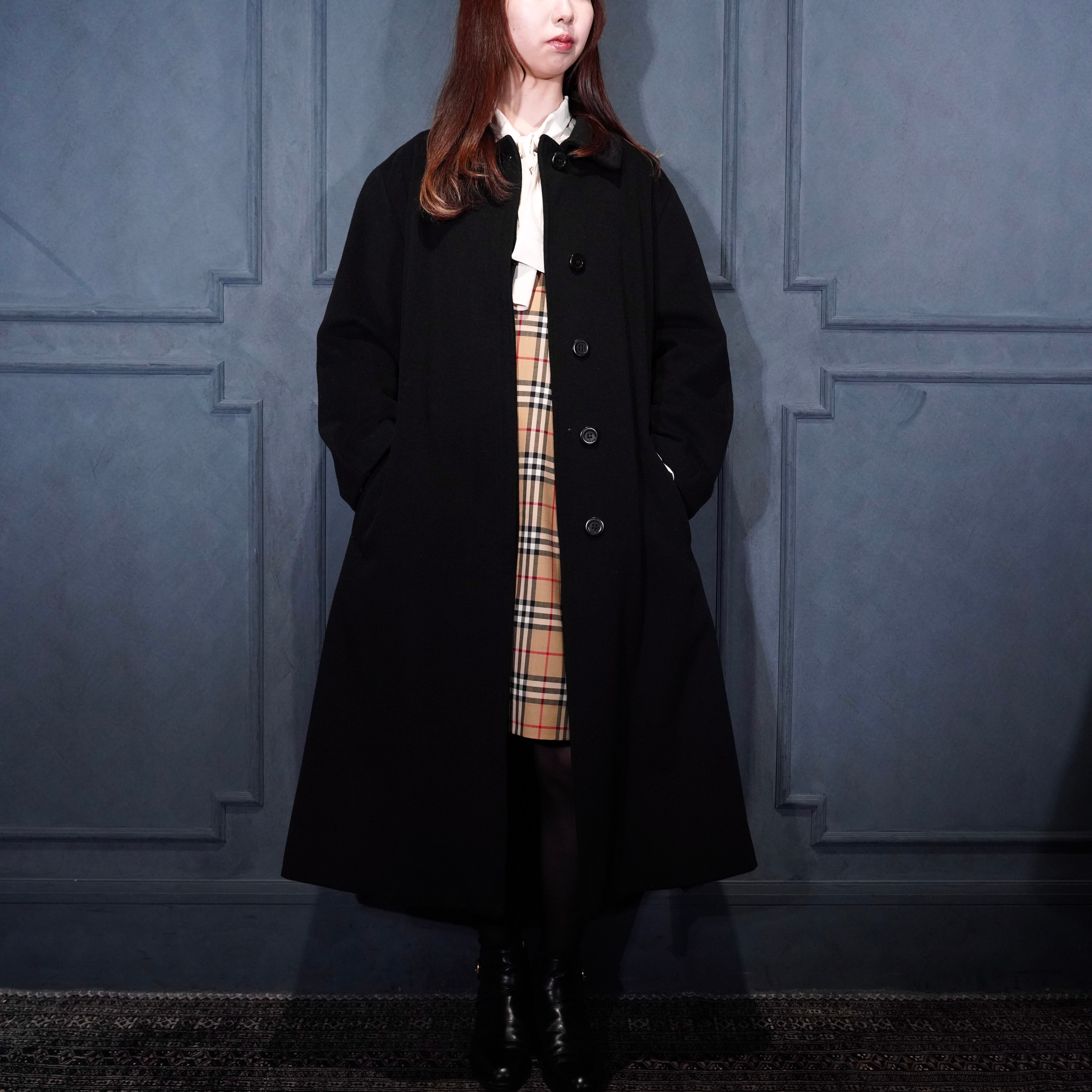 Burberrys VERGIN WOOL BALMACAAN COAT/バーバリーズヴァージンウール