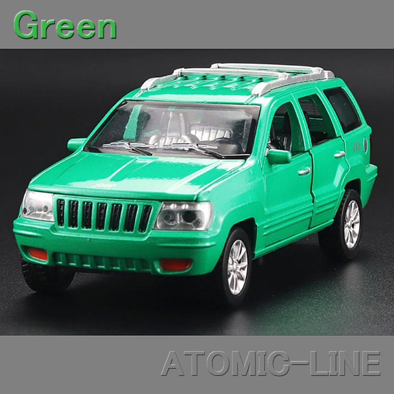 JEEP グランドチェロキー 1/32 ミニカー 全4色 ライト点滅 サウンド