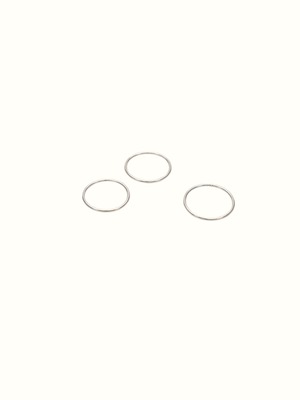 SIMPLE SET RING (SILVER)
