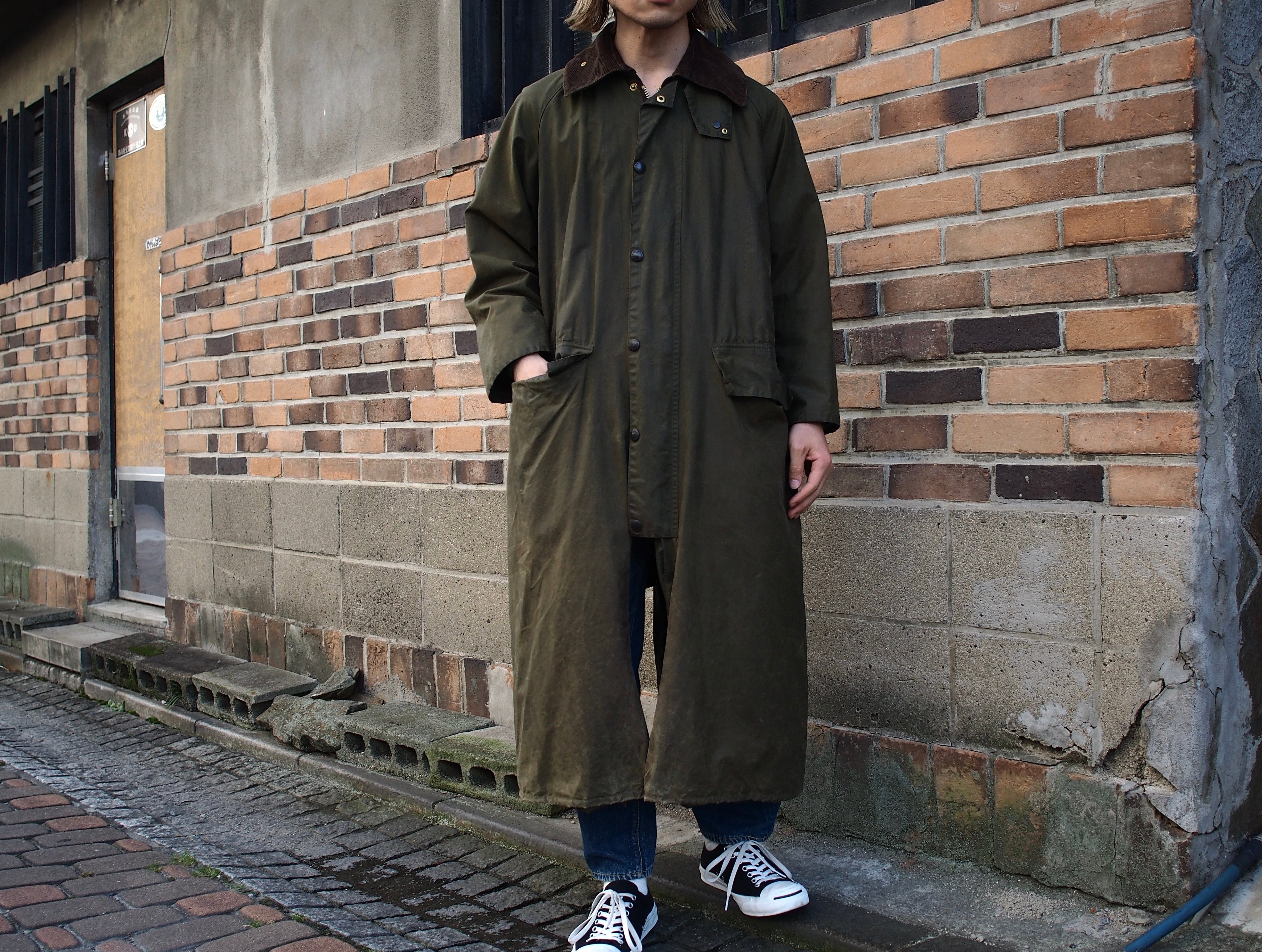 UK 1980's Barbour “BURGHLEY” ビンテージ バブアー オイルド