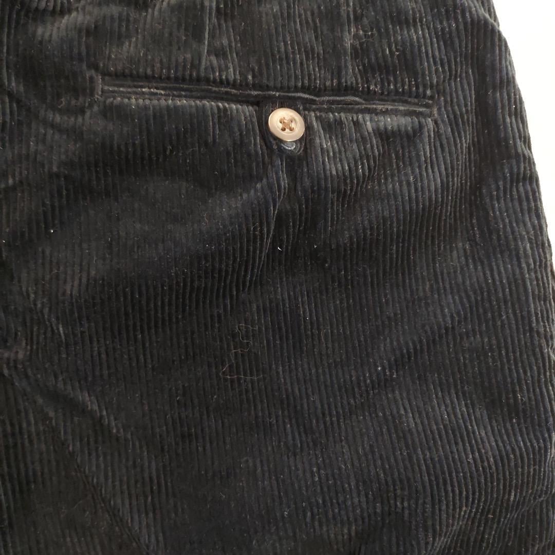 ポロバイ ラルフローレン W34 ポロチノ コーデュロイ 古着 紺 16191