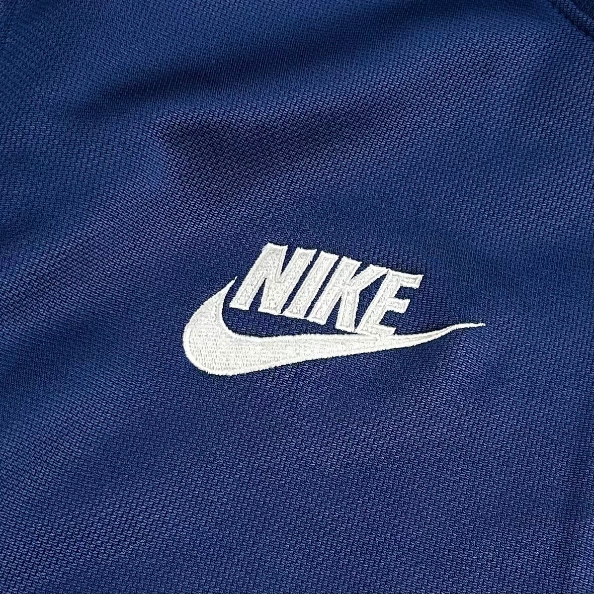 90s NIKE/ナイキ トラックジャケット メンズ M ネイビーブルー ジップ