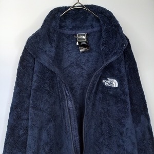 ノースフェイス　ジップアップ　ボア　フリース　ジャケット　刺繍ロゴ　裏ボア　L