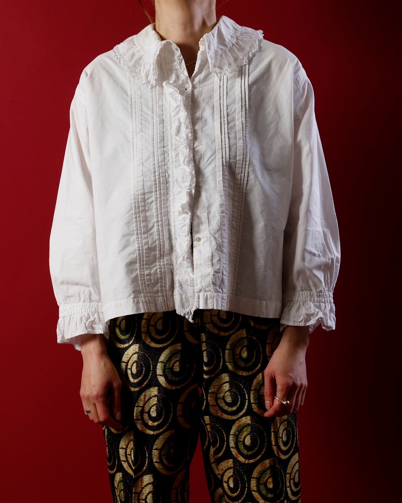 No.36 1900-1910's Victorian-Edwardian / Lace Blouse