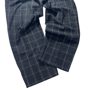 vintage GIANNI VERSACE splashed pattern black slacks
