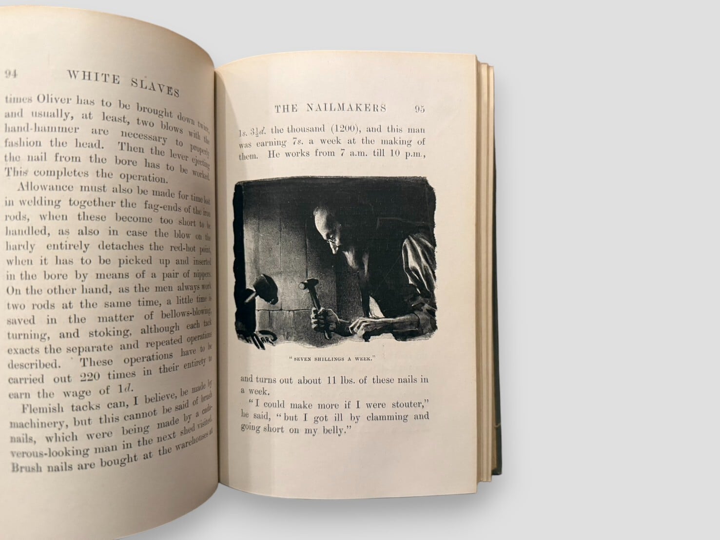 SE022】【FIRST EDITION】The White Slaves of England(1897) /Robert