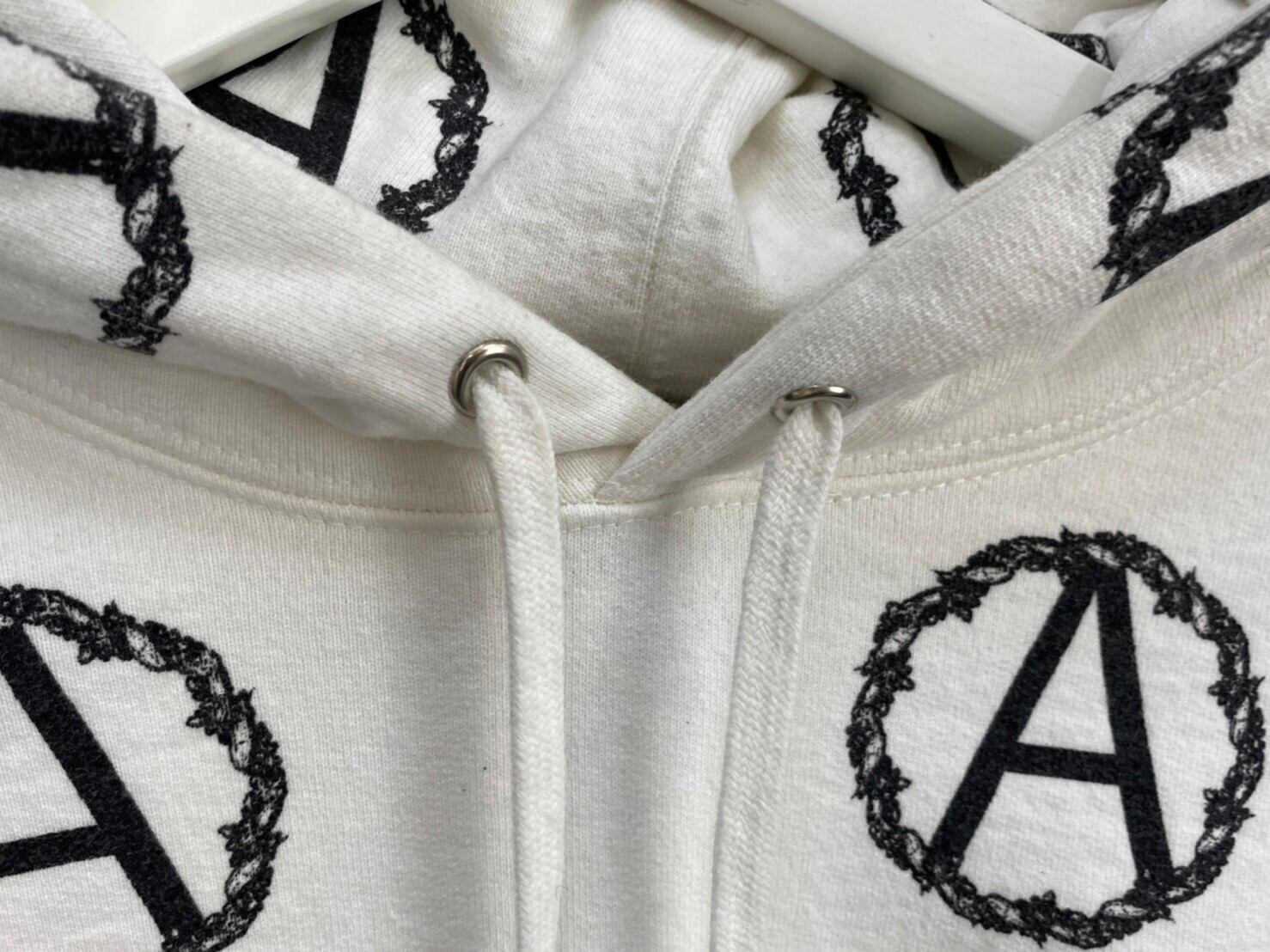 Supreme × UNDERCOVER 16AW ANARCHY HOODED SWEATSHIRT WHITE Supreme × UNDERCOVER 16AW ANARCHY HOODED SWEATSHIRT WHITE