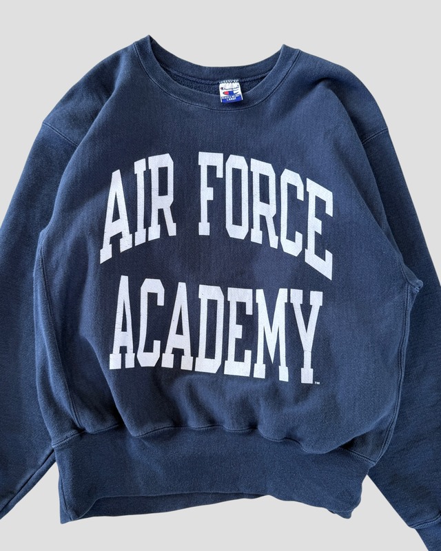 -Champion- Vintage 90s L AIR FORCE ACADEMY Reverse Weave Sweat