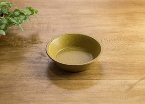 SHIROUMA 浅鉢 15cm 芥子色（シリアルボウル・グラタン皿・耐熱皿）／長谷川 哲也
